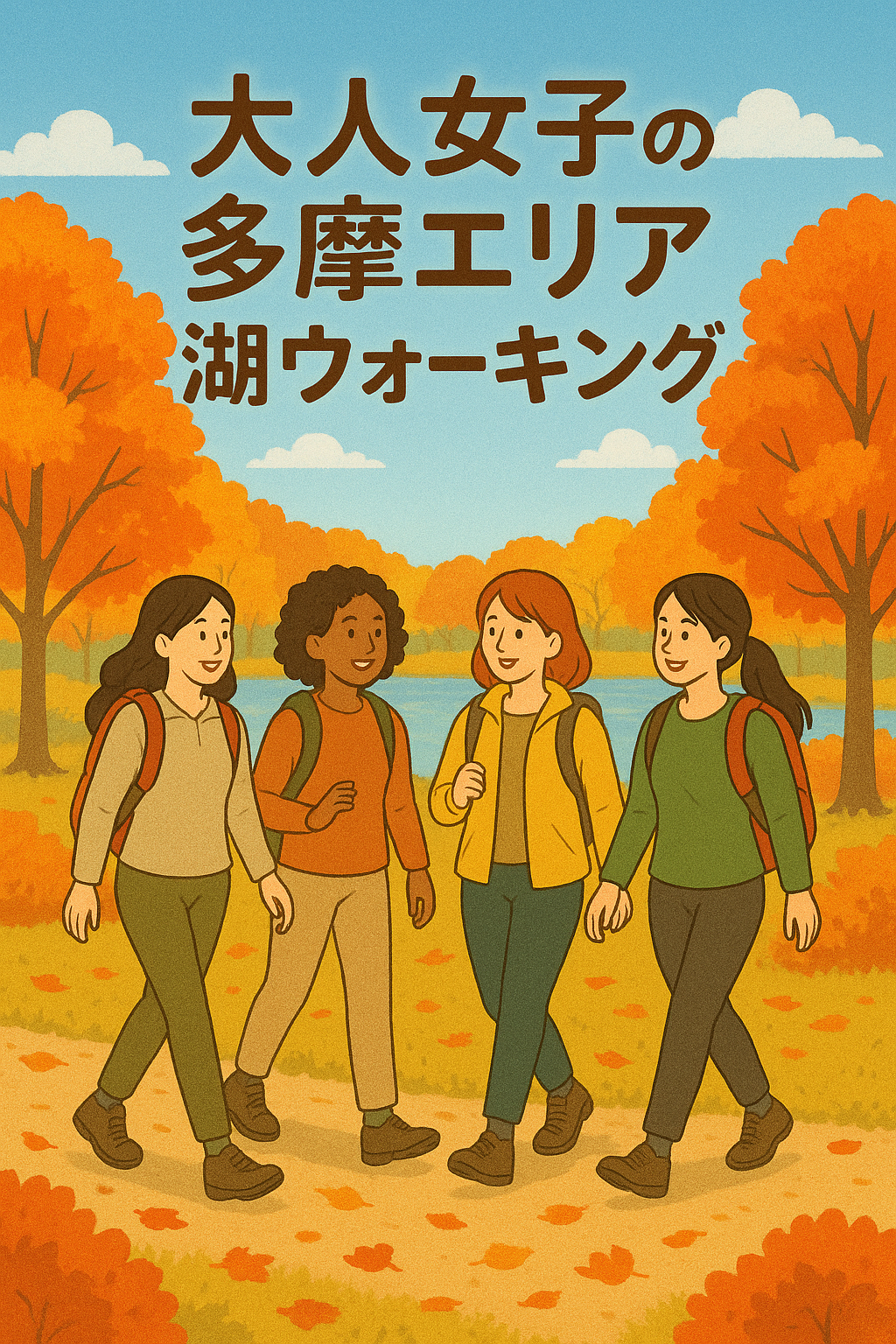 【紅葉】多摩エリア湖ウォーク【してるかも？】