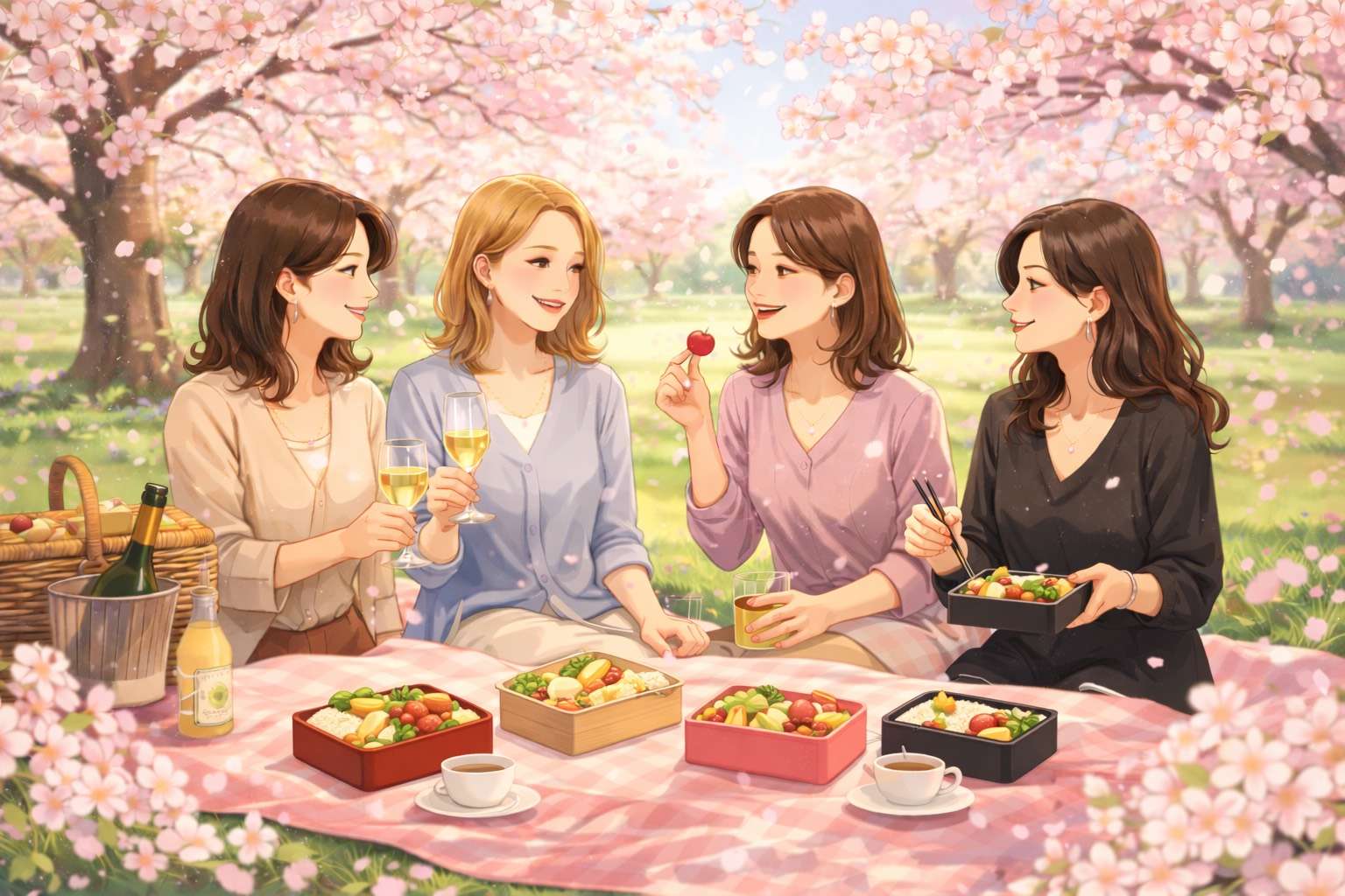 春のお花見ランチ（ヴィーガン弁当）付きオフ会